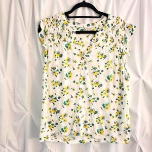 Lucky Brand flower shirt